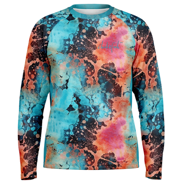 Chokefish™ Long Sleeve Every Day All Weather Acid-Wash Shirt Men's-005